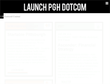 Tablet Screenshot of launchpgh.com